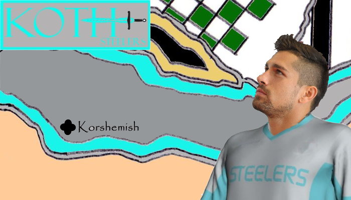 Marco Borriello sullo sfondo di Koth