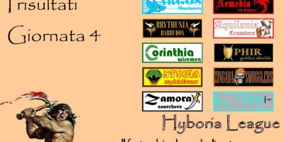 I Risultati della quarta giornata