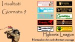 I risultati della nona giornata