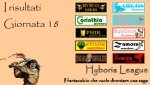 I risultati della diciottesima giornata