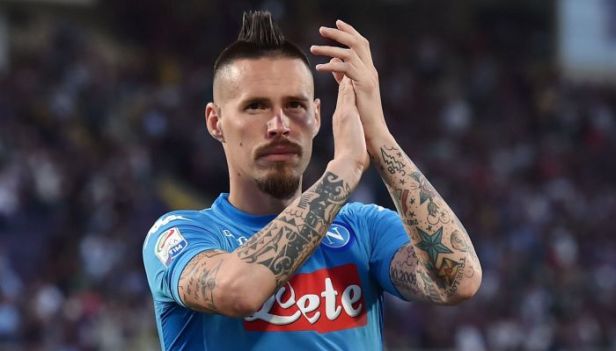 Marek Hamsik con la maglia del Napoli