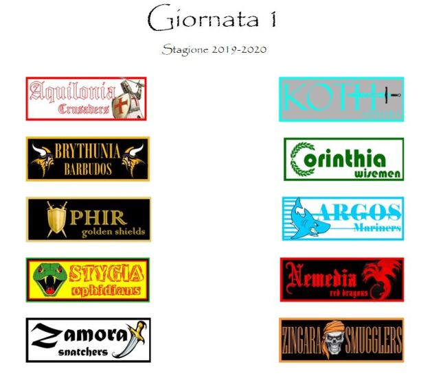 La prima giornata dell'anno prossimo