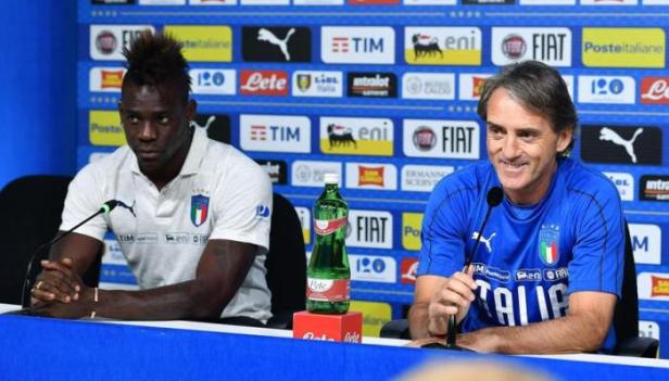 Balotelli e Mancini