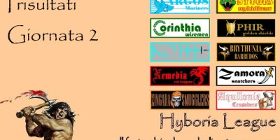 I risultati della seconda giornata