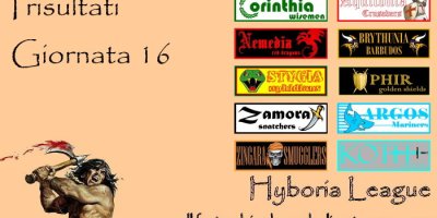 I risultati della sedicesima giornata