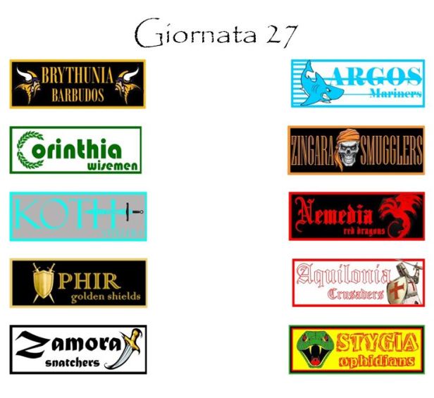 Gli incontri in programma per la prossima giornata