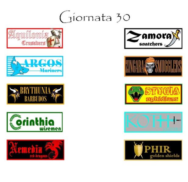 Le partite della prossima giornata