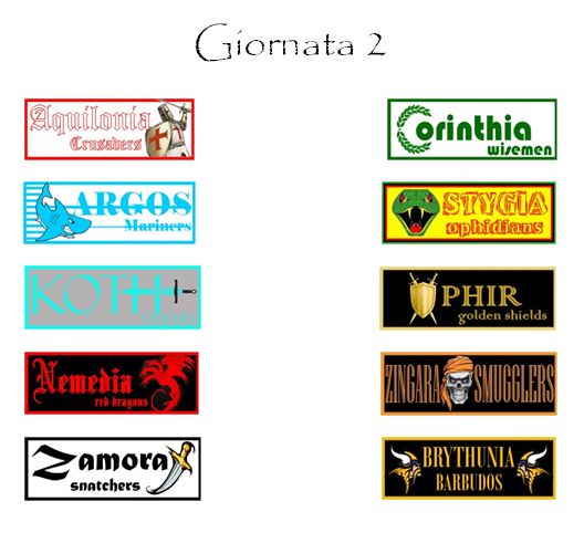 Il programma della seconda giornata