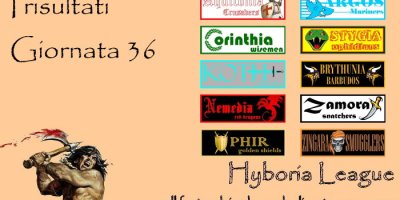 I risultati della trentaseiesima giornata