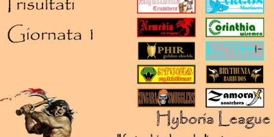 I risultati della prima giornata