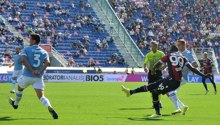 Barrow segna contro la Lazio