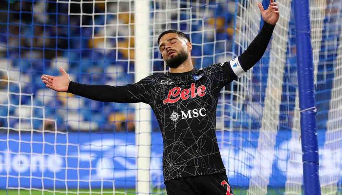 Insigne dopo il rigore sbagliato contro il Torino