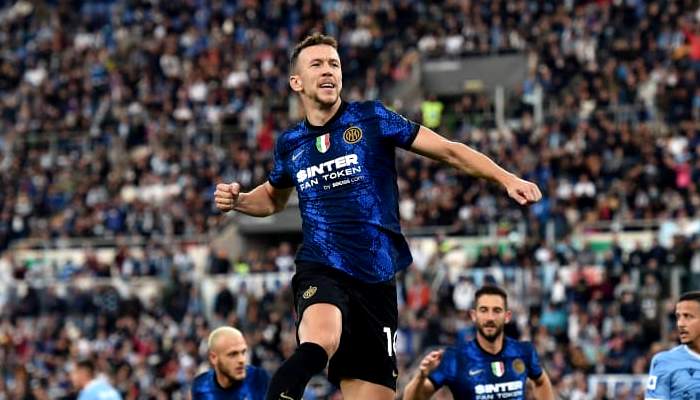 Perisic in rete contro la Lazio