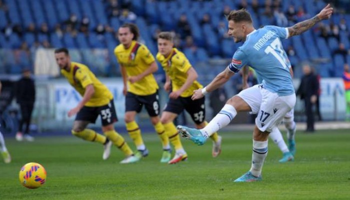 Immobile segna contro il Bologna