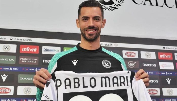 Pablo Marì si presenta all'Udinese