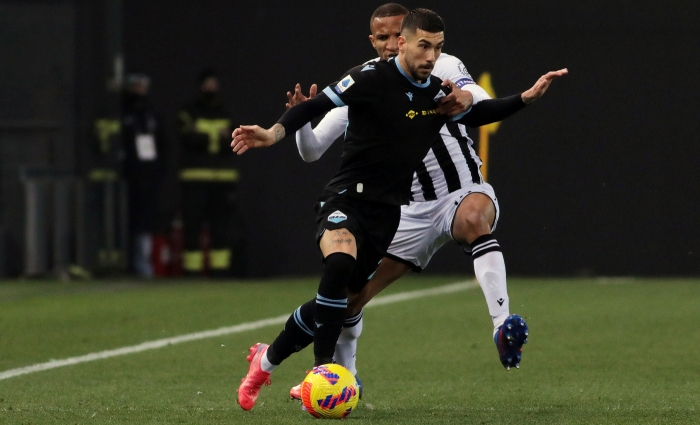 Zaccagni durante Udinese-Lazio