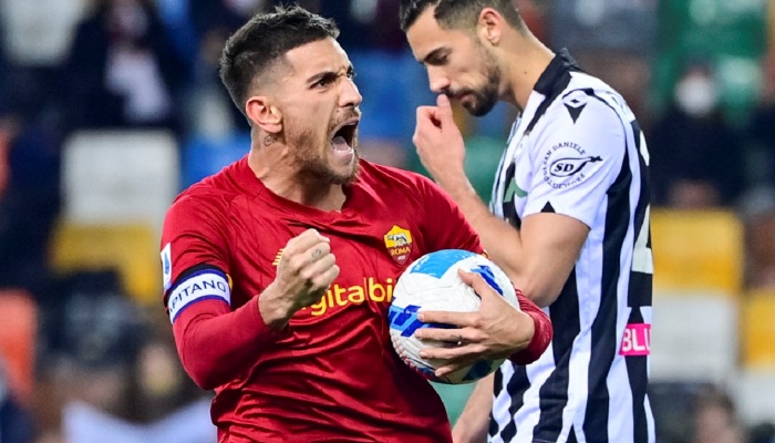 Pellegrini in rete contro l'Udinese