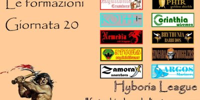 Le formazioni del nostro fantacalcio