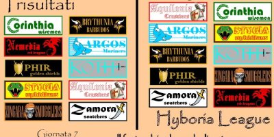 I risultati della settima e dell'ottava giornata di fantacalcio