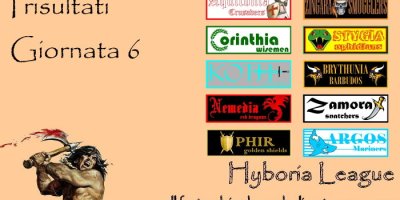 I risultati della sesta giornata del nostro fantacalcio.