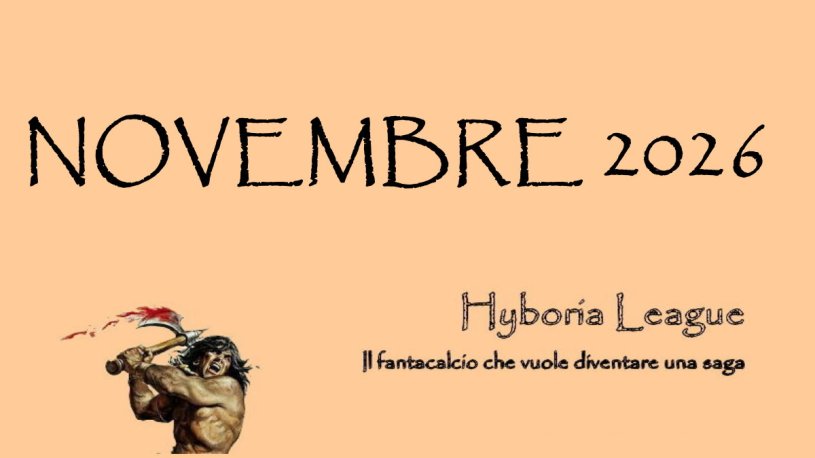 Tutti i post pubblicati nel mese di novembre del 2026.